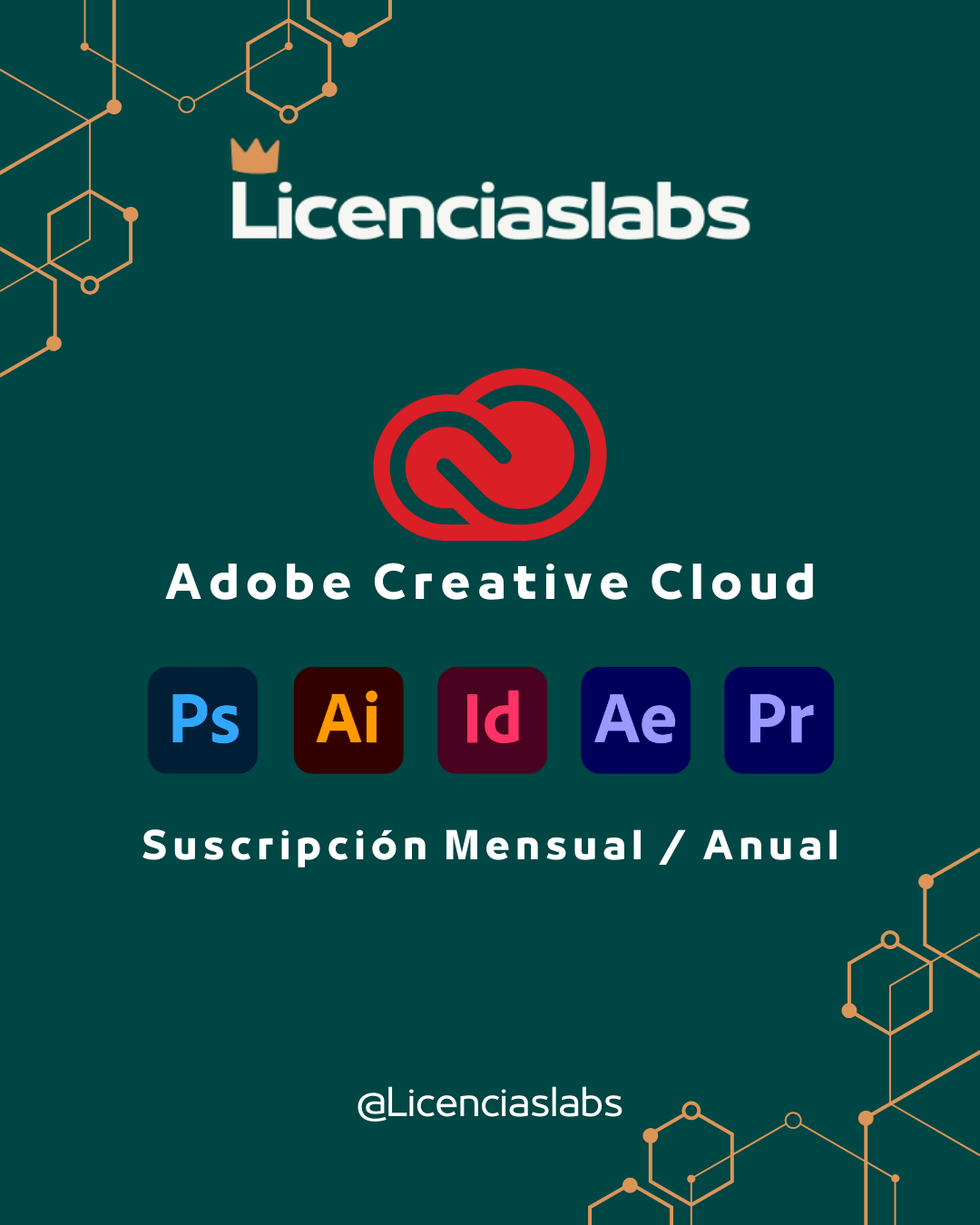 Adobe Creative Cloud Licencia Original